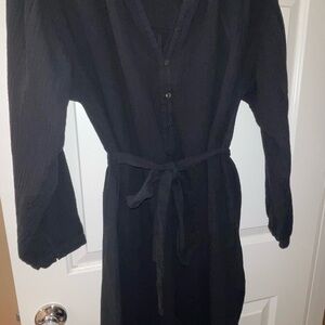 Universal Thread Black Long Sleeve Dress